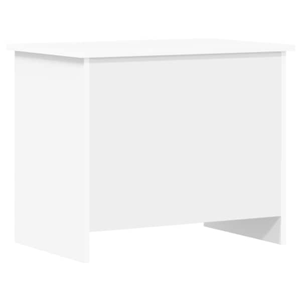 Hoiukarp ladustamisega Valge 60 × 40 × 50 cm Tehispuit