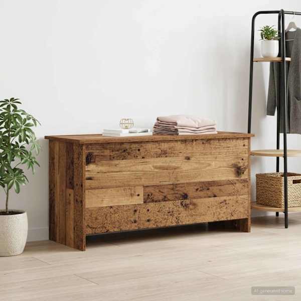 Hoiukarp ladustamisega Vana puit 100 × 40 × 50 cm Tehispuit