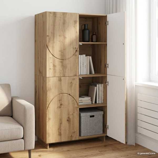 Kõrge kapp Artisan tamm 79 × 41 × 151 cm Tehispuit