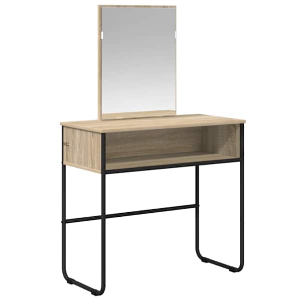 Riietumislaud riiuliga Sonoma tamm 81 × 40 × 131 cm Tehispuit