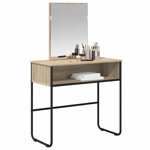Riietumislaud riiuliga Sonoma tamm 81 × 40 × 131 cm Tehispuit
