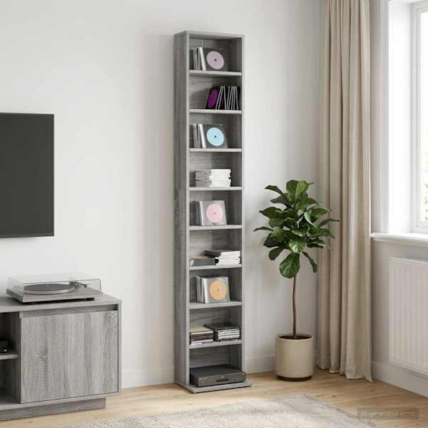 CD kapp Hall Sonoma 33 × 23,5 × 175 cm Tehispuit