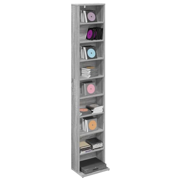 CD kapp Hall Sonoma 33 × 23,5 × 175 cm Tehispuit