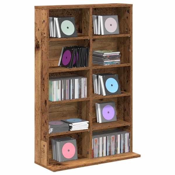 CD kapp Vana puit 65 × 23,5 × 97,5 cm Tehispuit