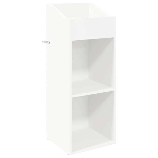 Plaadikapp Valge 36 × 36 × 95,5 cm Tehispuit