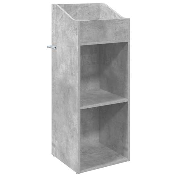 Plaadikapp Betoonhall 36 × 36 × 95,5 cm Tehispuit