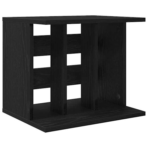 Vinüüli plaatide hoidmine Must tamm 42 × 33 × 36 cm Tehispuit