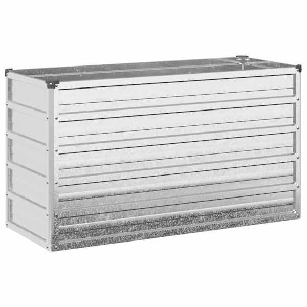 Peenrakast 100 × 40 × 55 cm, kuumtsingitud – hõbedane