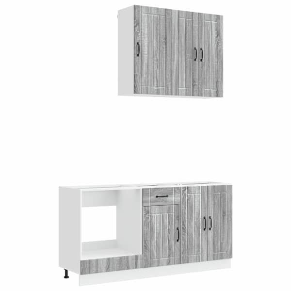 Köögikappide komplekt LUCCA 5 tk Hall Sonoma Tehispuit