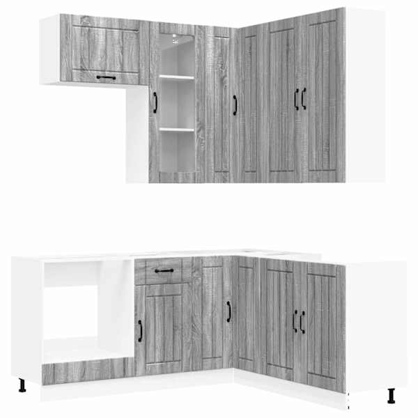 Köök üksus LUCCA 8 tk Hall Sonoma Tehispuit
