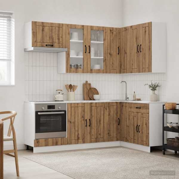 Köök üksus LUCCA 8 tk Artisan tamm Tehispuit
