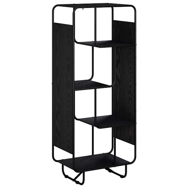 Kõrge kapp Must tamm 60 × 37.5 × 144 cm Tehispuit