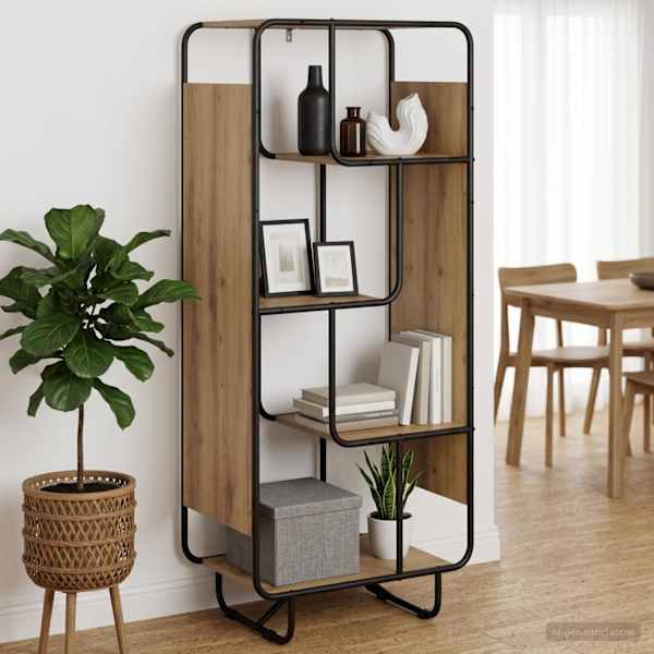 Kõrge kapp Artisan tamm 60 × 37.5 × 144 cm Tehispuit