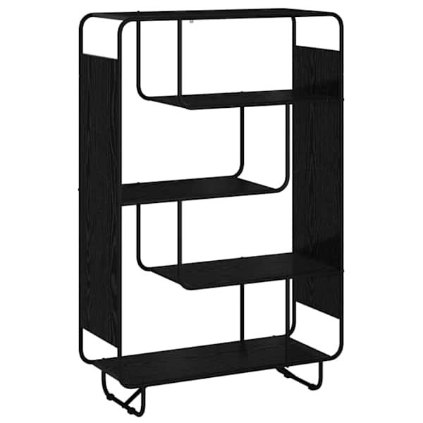 Kõrge kapp Must tamm 93.5 × 37.5 × 144 cm Tehispuit