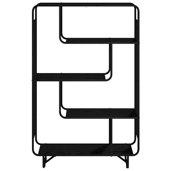 Kõrge kapp Must tamm 93.5 × 37.5 × 144 cm Tehispuit