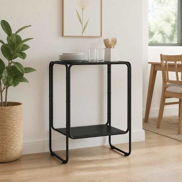 Puhvetkapp Must tamm 60 × 38 × 75 cm Tehispuit