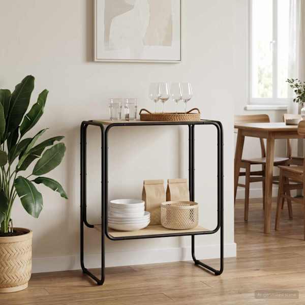 Puhvetkapp Sonoma tamm 60 × 38 × 75 cm Tehispuit