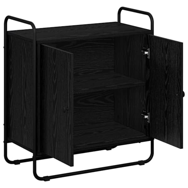 Puhvetkapp Must tamm 68 × 35 × 75 cm Tehispuit