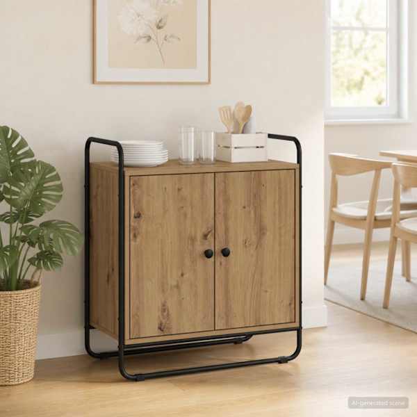 Puhvetkapp Artisan tamm 68 × 35 × 75 cm Tehispuit
