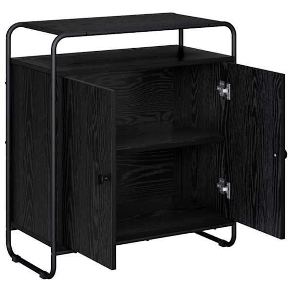 Puhvetkapp Must tamm 68 × 35 × 75 cm Tehispuit