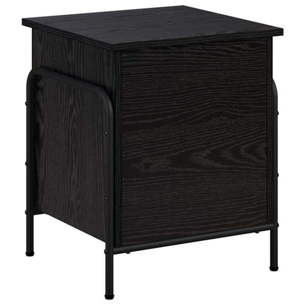 Salvestuskarp Must tamm 80 × 40 × 49,5 cm Tehispuit