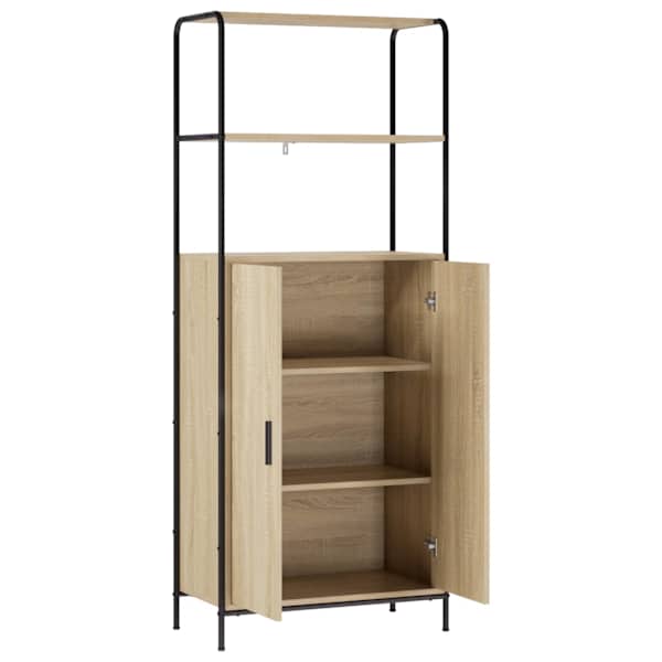 Kõrge hoiukapp Sonoma tamm 40 × 33 × 161 cm Tehispuit