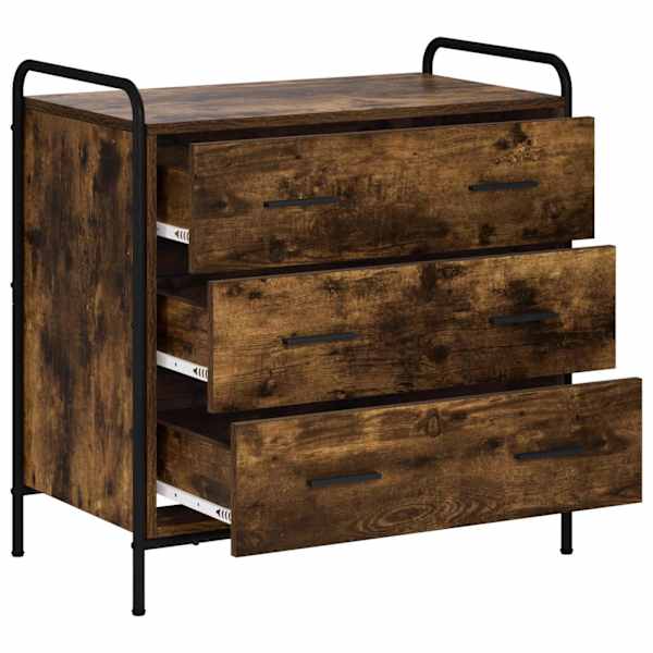 Sahtlibüroo Suitsutatud tamm 70 × 39,5 × 71 cm Tehispuit