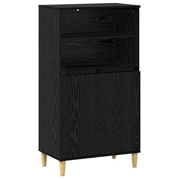 Kõrge hoiukapp Must tamm 60 × 36 × 110 cm Tehispuit