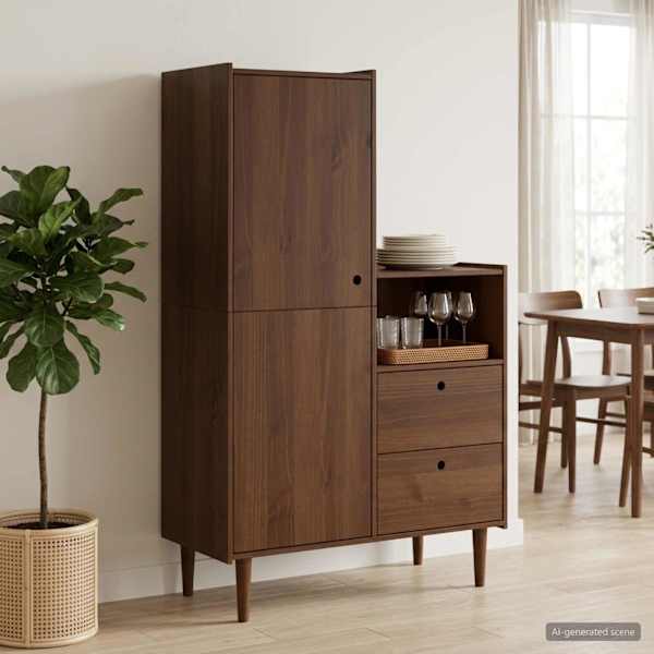 Kapp BILBAO Karamell 100 × 45 × 160 cm