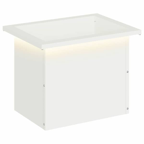 LED-valgustusega taimekast 30 × 40 × 30 cm, teras – valge