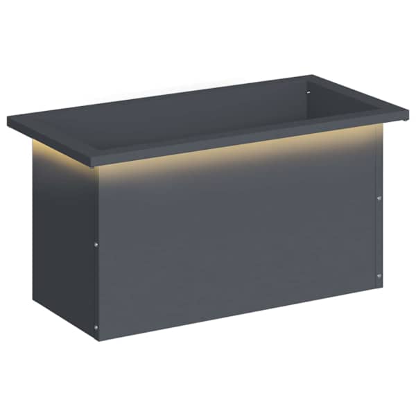 LED-valgustusega taimekast 30 × 60 × 30 cm, teras – antratsiithall