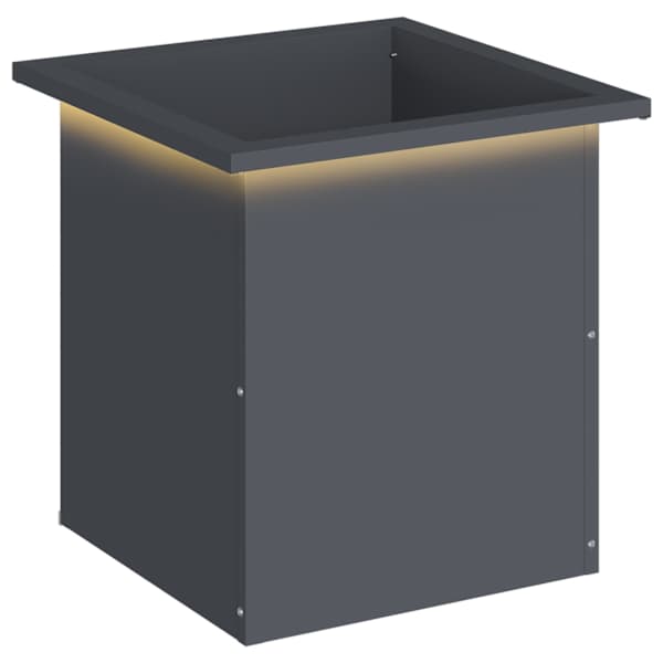 LED-valgustusega taimekast 40 × 40 × 40 cm, teras – antratsiithall
