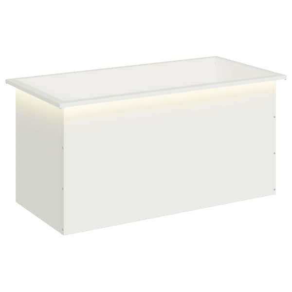LED-valgustusega taimekast 50 × 100 × 48 cm, teras – valge