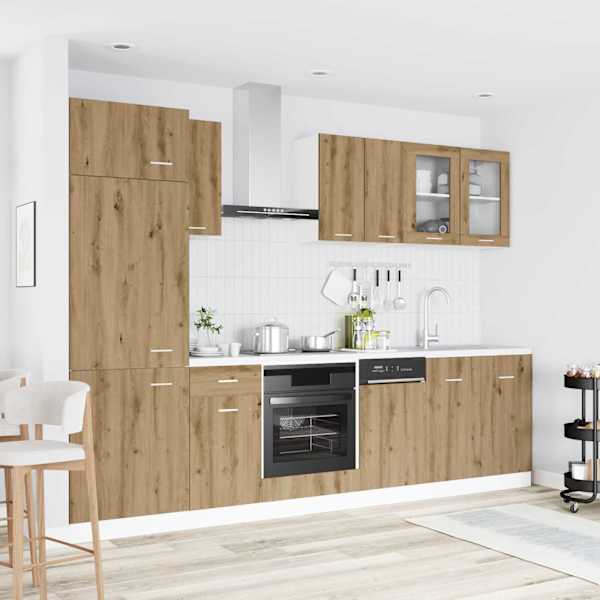 Köök üksus Lyon 8 tk Artisan tamm Tehispuit