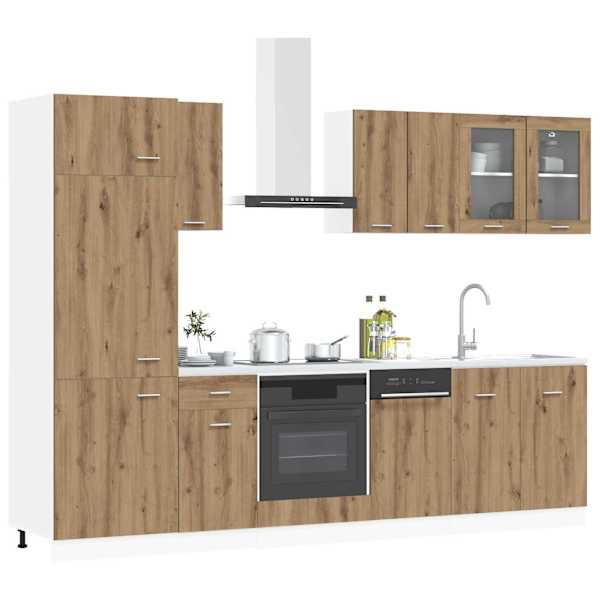 Köök üksus Lyon 8 tk Artisan tamm Tehispuit