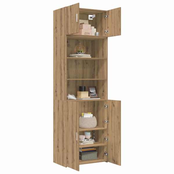 Säilituskapp riiulitega Artisan tamm 70 × 42,5 × 225 cm