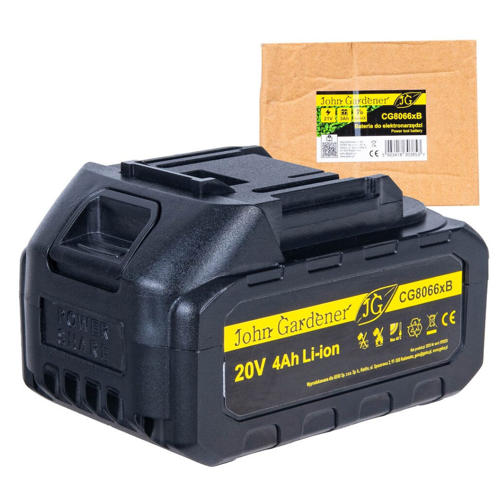 20 V 4,0 Ah Li-Ion aku G8066x akutööriistadele CG8066XB