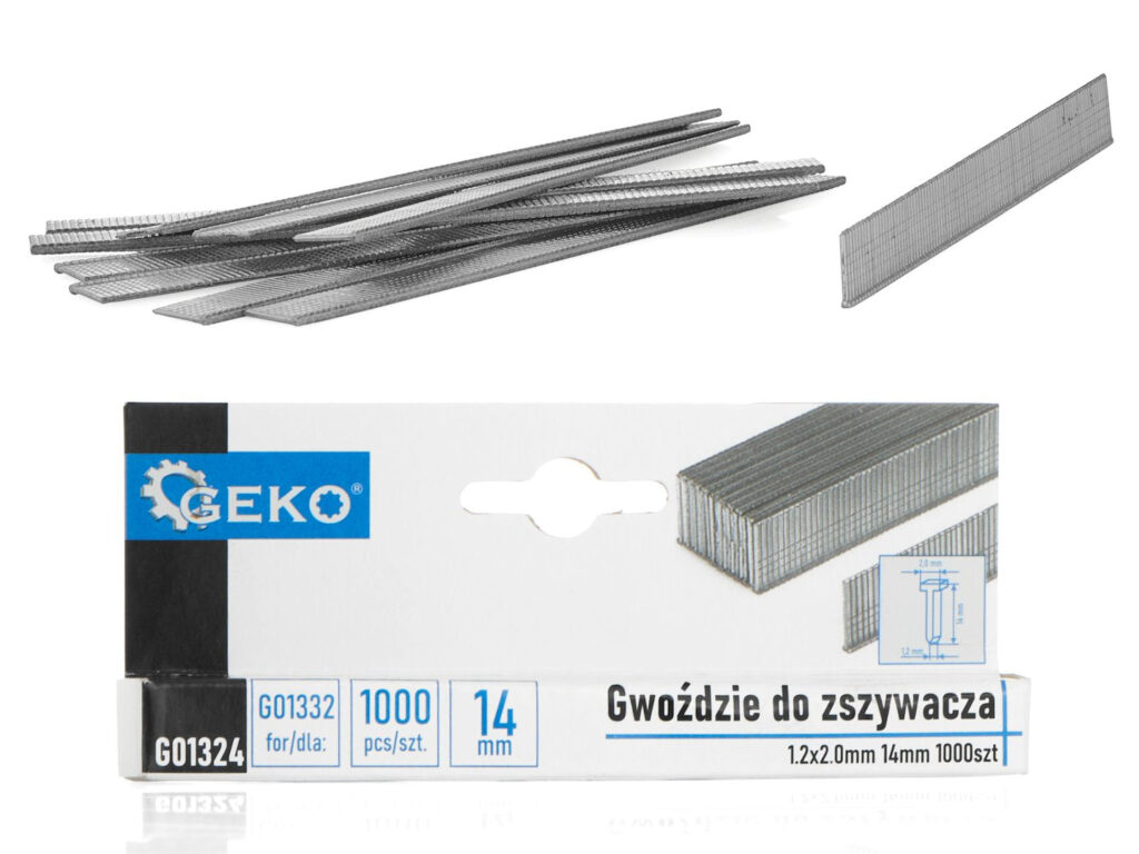 Naelad 1.2 x 2.0 mm, 14 mm, 1000 tk – 5 pakki / 5000 naela