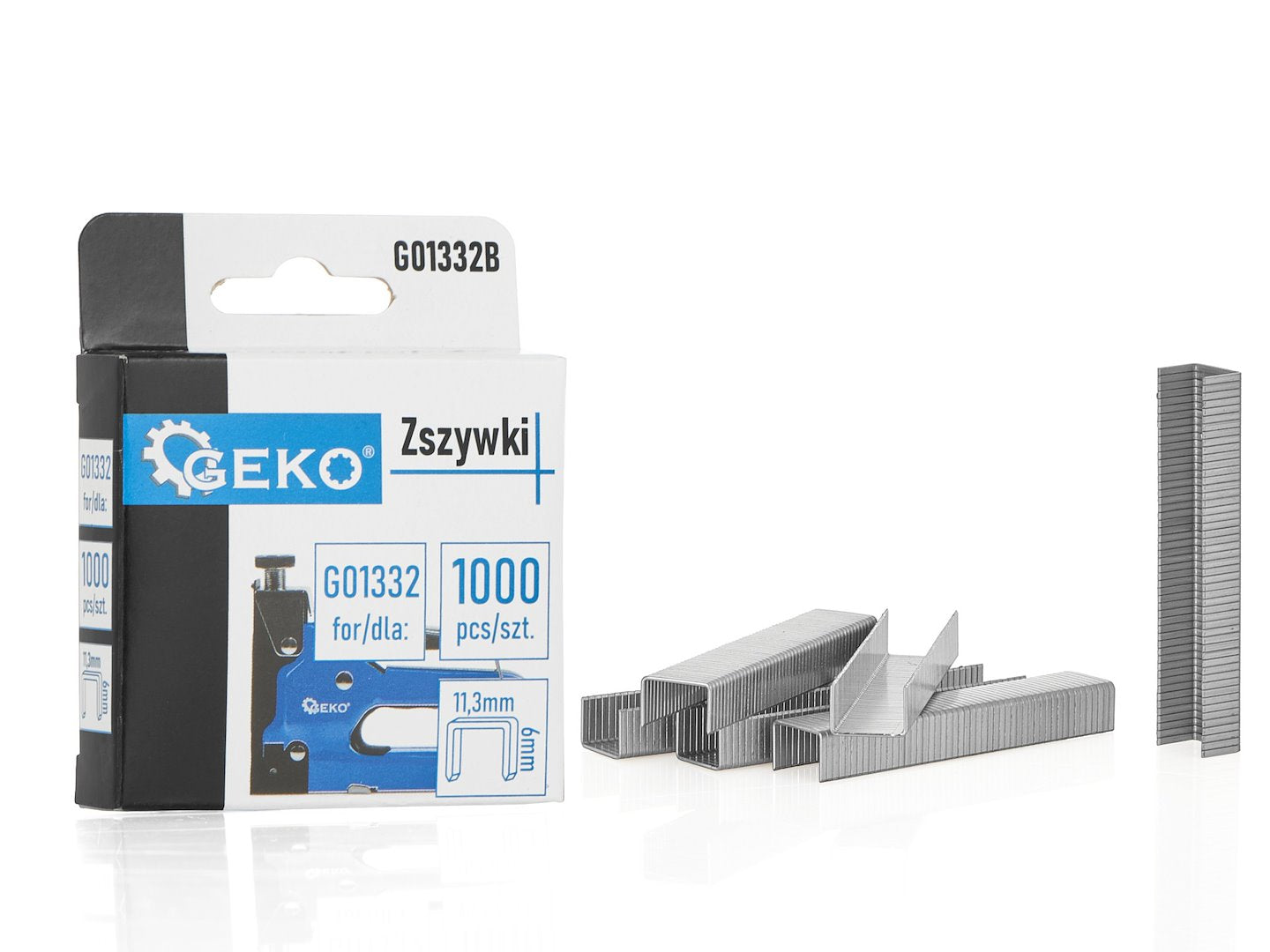 Klambrid 1.2 x 11.3 mm, 6 mm, 1000 tk – 5 pakki / 5000 klambrit