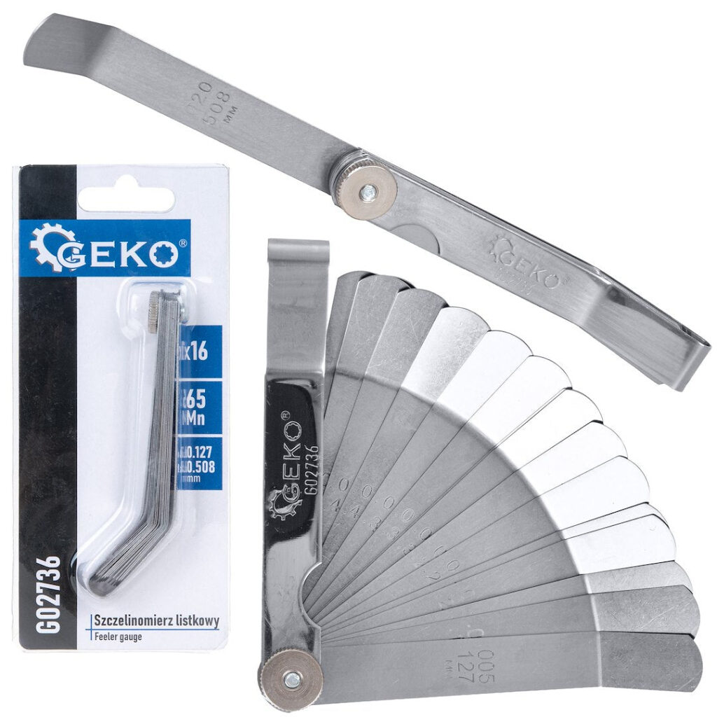 GEKO painutatud lehtkaliiber 0.127–0.508 mm, 16 lehte G02736
