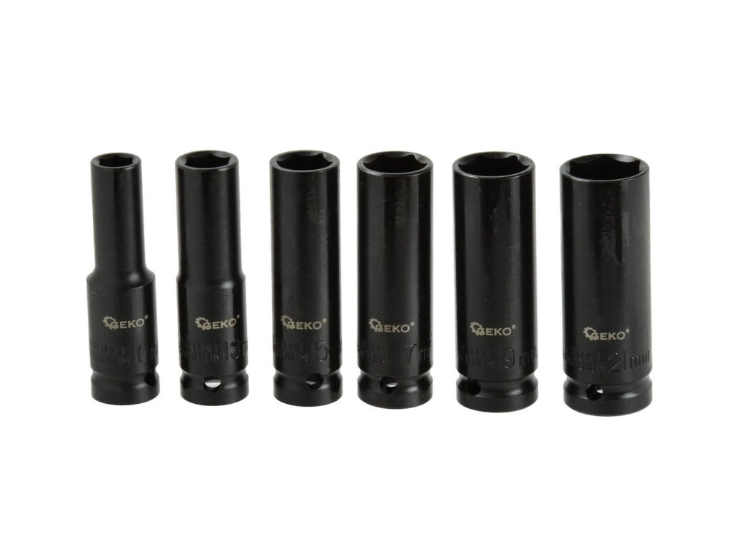 1/2" Drive Deep Impact Socket Set, 10-21 mm (6-piece)