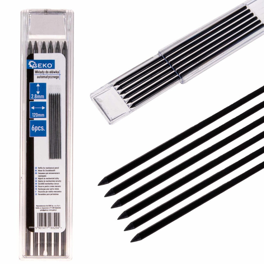 6 tk täitepliiatsi südamikku 120 x 2.8 mm – 5 pakki / 30 südamikku