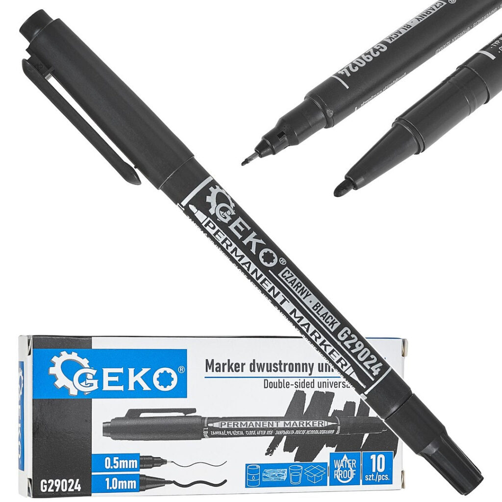 Kahe otsaga veekindlad universaalmarkerid 10 tk G29024