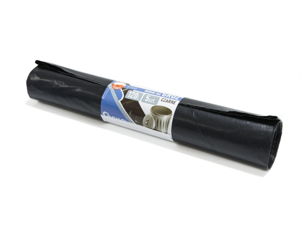 Eriti vastupidavad prahikotid 120L (5 tk) - Black