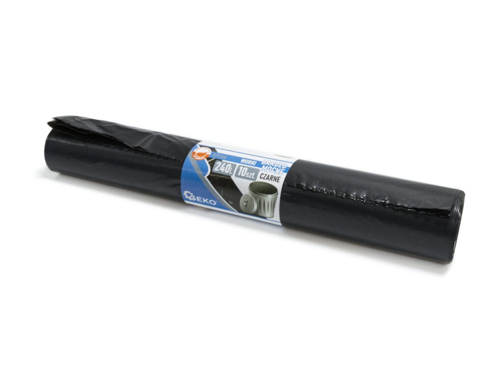 Tugevast materjalist prahikotid 240L (10 tk) - Black