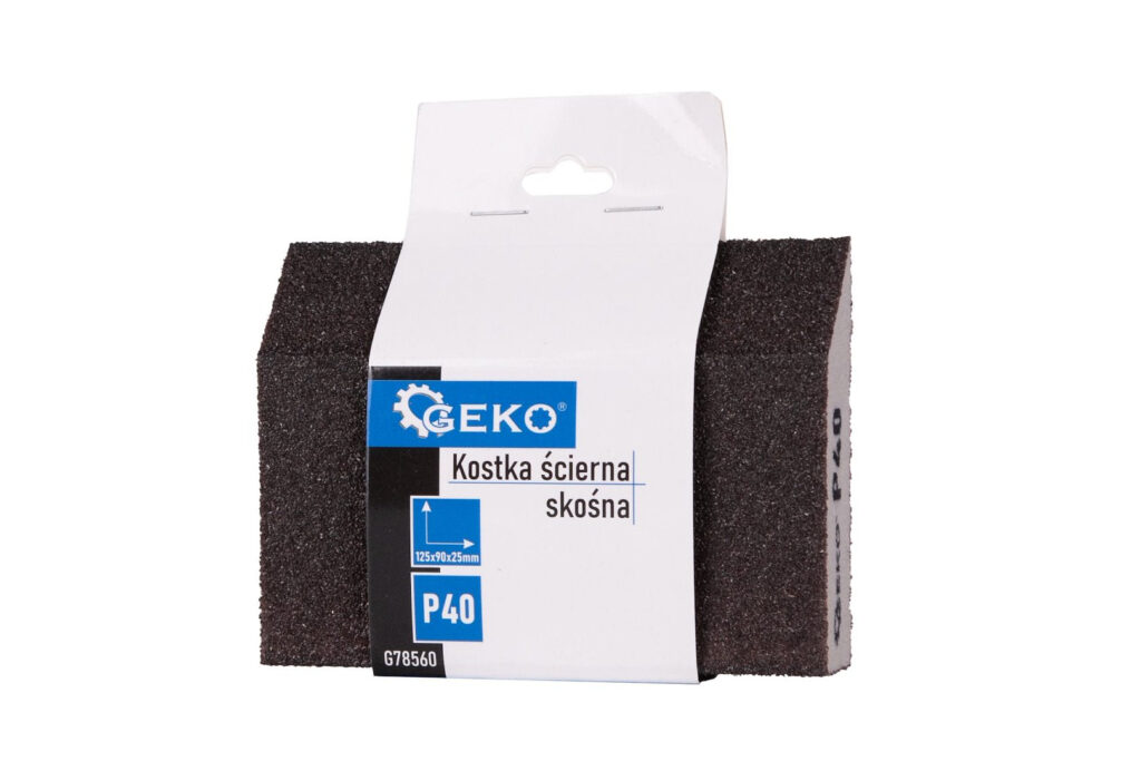 Vahtplastist nurga all lihvimisklots 125 x 90 x 25 mm P40 – 5 tk komplekt