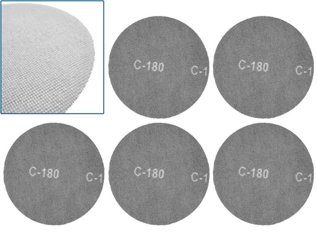Takjakinnitusega abrasiivvõrk 225 mm P180, 5 tk G78845