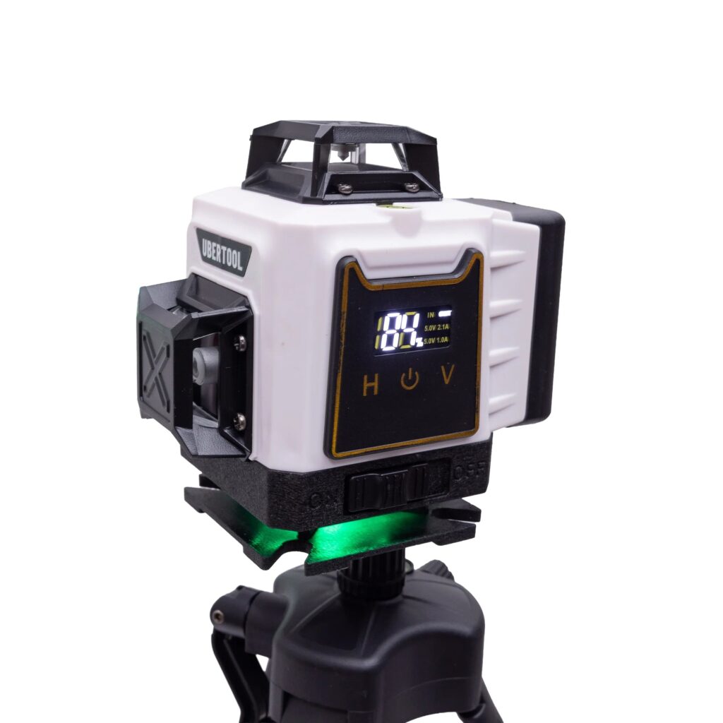 UBERTOOL 4D roheline laserlood statiivi ja tarvikutega GY9038