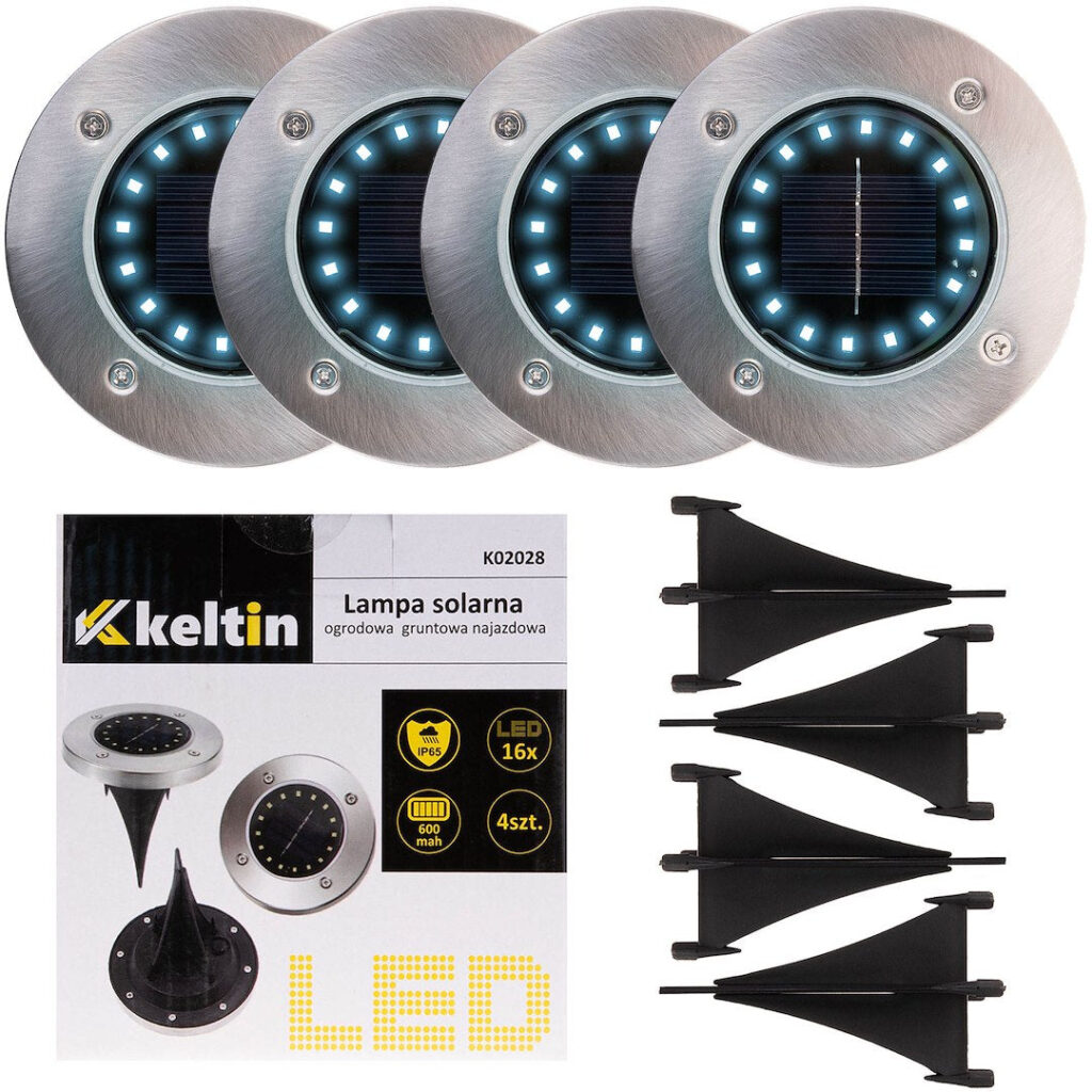 16 LED päikese aiavalgusti komplekt
