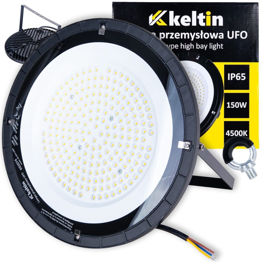 UFO-tüüpi LED-kõrgruumivalgusti 150W 18000LM 4500K IP65